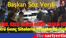 Şükrü Genç Siteleri Taleplerini Dinledi