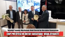 CHP PM ÜYESİ M.OKTAY AKSU’DAN  VEDA ZİYARETİ