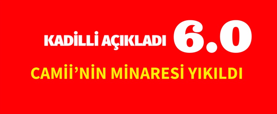 KANDİLLİ 6.0 ALARAK AÇIKLADI