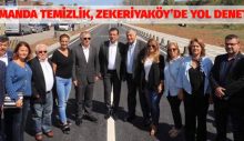 İMAMOĞLU ORMANDA TEMİZLİK, ZEKERİYAKÖY DE YOL DENETİMİ YAPTI