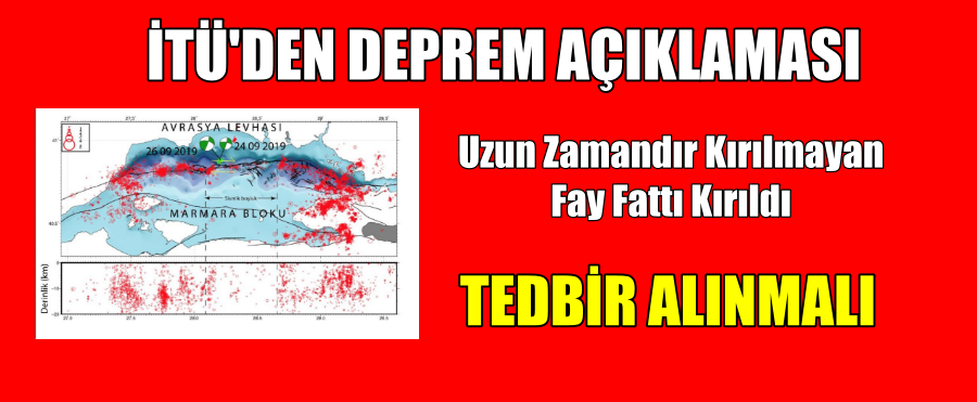 İTÜ’den önemli deprem açıklaması: Uzun zamandır kırılmayan fay hattı kırıldı, tedbir alınması gerekiyor