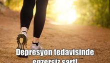 Depresyon tedavisinde egzersiz şart!