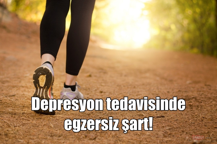 Depresyon tedavisinde egzersiz şart!
