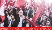 CUMHURİYET COŞKUSU SARIYER’İ SARACAK