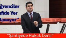 “Öğrenciler Amfide Yer Bulamıyor”