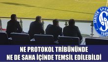 SARIYER SPOR KULÜBÜ NE PROTOKOL TRİBÜNÜNDE NE DE SAHA İÇİNDE TEMSİL EDİLEBİLDİ