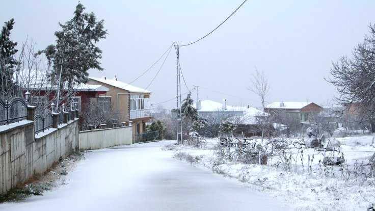 SİLİVRİ’DE KAR YAKINDA İSTANBUL’DA