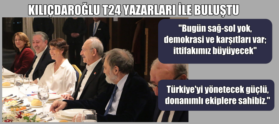 Kılıçdaroğlu :”Bugün sağ-sol yok, demokrasi ve karşıtları var; ittifakımız büyüyecek”