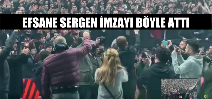 EFSANE HOCA OLACAK MI? SERGEN İMZAYI BÖYLE ATAR