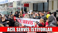 SARIYER’DE ACİL SERVİS İSTİYORLAR