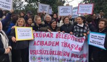 Acıbadem’de tarikat yurdu protestosu