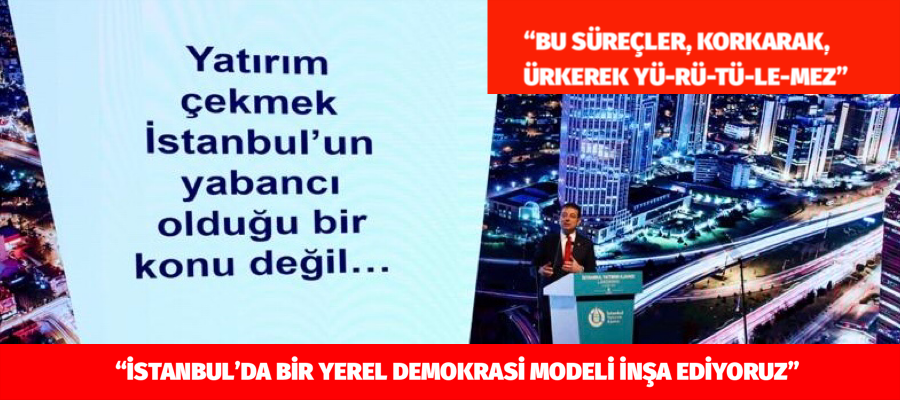 İmamoğlu: “Geç kalanlar, üzülecekler…”