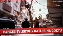 Son dakika: İstanbul Bahçelievler de bir bina çöktü