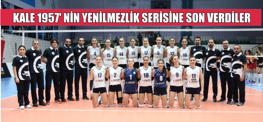 KALE 1957′ NİN YENİLMEZLİK SERİSİNE SON VERDİ