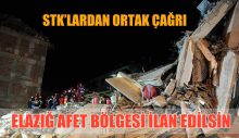 ELAZIĞ AFET BÖLGESİ İLAN EDİLSİN