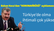 Bakan Koca’dan ‘corona virüsü’ açıklaması:BİLİN İSTEDİM