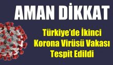 Türkiye’de ikinci corona virüsü vakası tespit edildi
