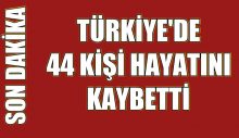 Türkiye’de koronavirüsten hayatını kaybedenlerin sayısı 44’e yükseldi