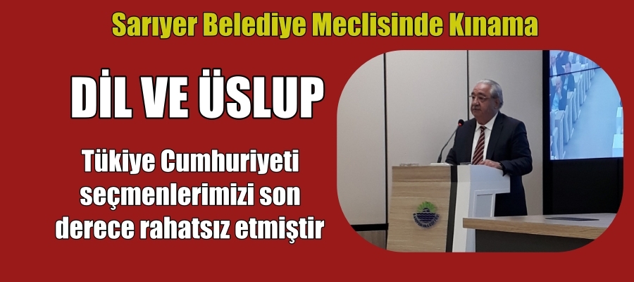 Sarıyer Belediye Meclisinde Kınama Konuşmaları Yapıldı