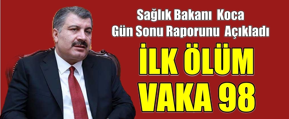 Türkiye Korona’dan İlk Ölüm Gerçekleşti