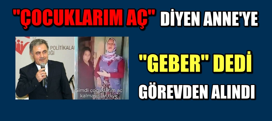 İL MÜDÜR YARDIMCISI VATANDAŞA GEBER DEDİ