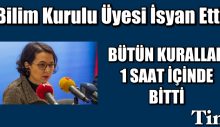 Bilim Kurulu Üyesi İsyan Etti