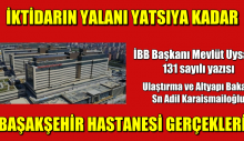 İktidarın yalanı yatsıya kadar
