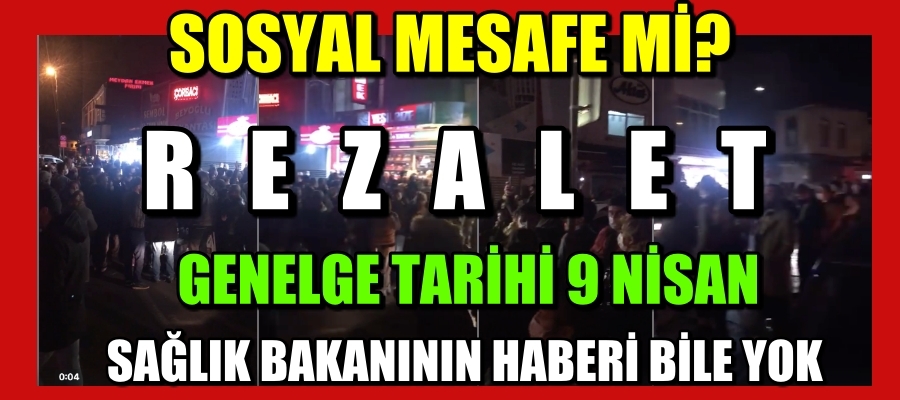 Sosyal mesafe bitti. Genelge 9 Nisan