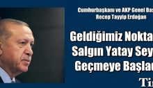 Salgın Yatay Seyre Geçmeye Başladı