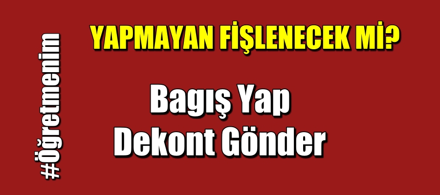 Bağış yapmayan fişlenecek mi?