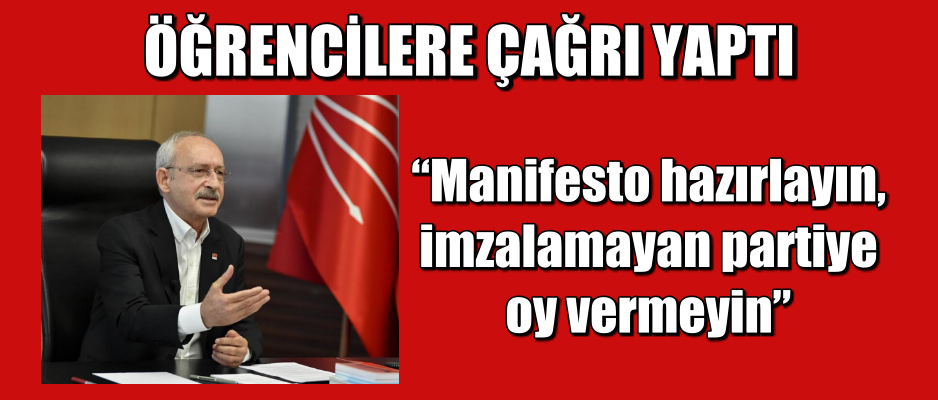 Gençlere Çağrı Yaptı