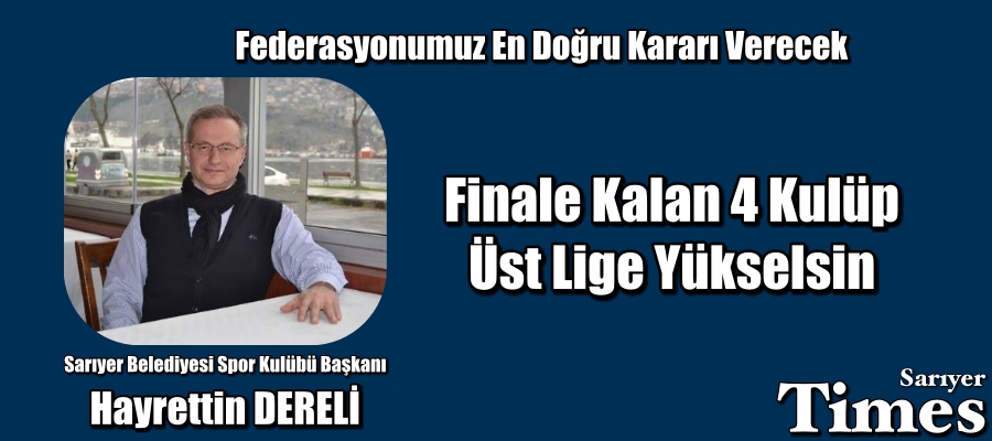 Finale Kalan 4 Kulüp Üst Lige Yükselsin