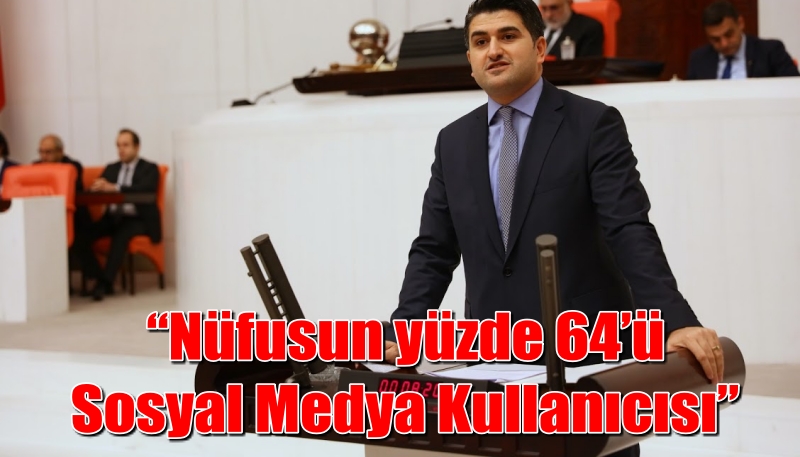 Nüfusun yüzde 64’ü Sosyal Medya Kullanıcısı