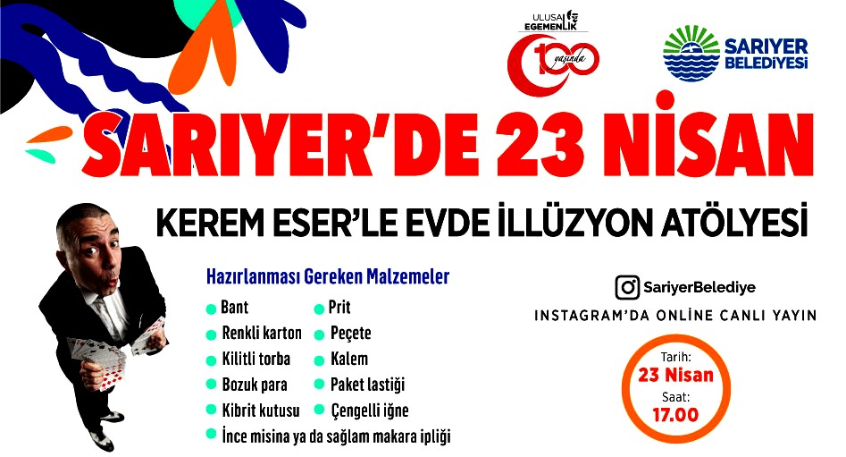 Sarıyer’de 100. yıl çoşkusu evlerde yaşayacak.