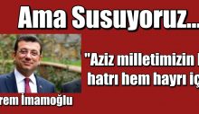 İmamoğlu; Bu hakkımı şahsen saklı tutuyorum.