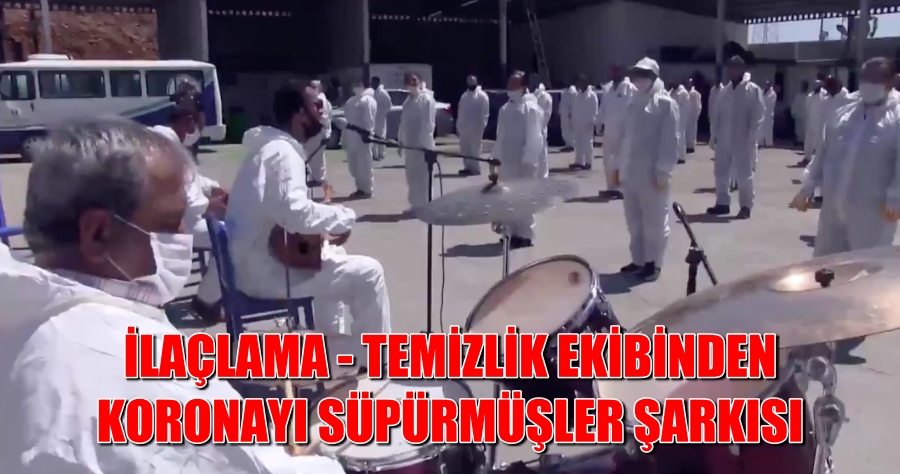 Temizlik İşçilerinden Koronayı Süpürmüşler Şarkısı