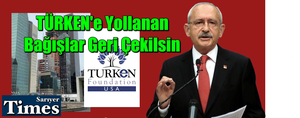 TÜRKEN’e yollanan bağışlar geri çekilsin
