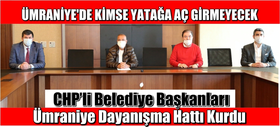 Ümraniye’de tüm yurttaşlarımızın ihtiyaçlarını karşılamaya hazırız.