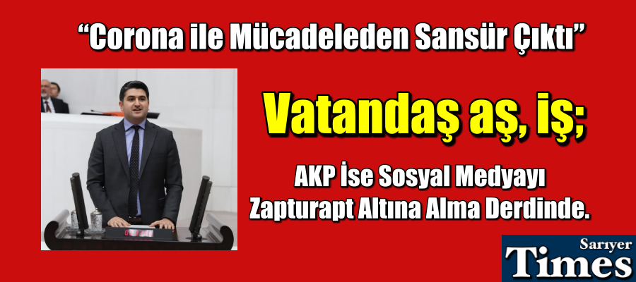 Corona ile Mücadeleden Sansür Çıktı