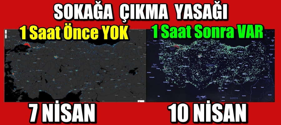 Sokağa çıkma yasağı çoktan geçti