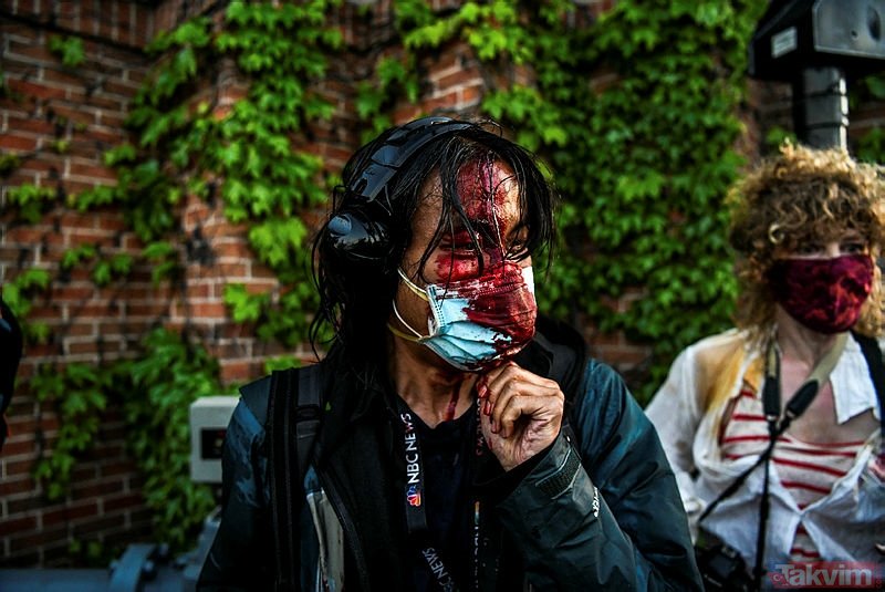 ABD’deki protestolarda 60’tan fazla gazeteci şiddete maruz kaldı