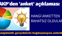 AKP’den ‘anket’ açıklaması