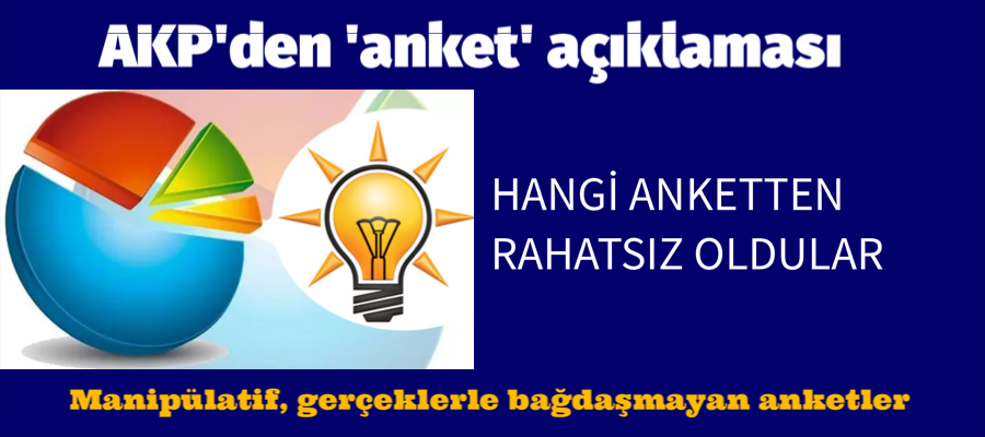 AKP’den ‘anket’ açıklaması