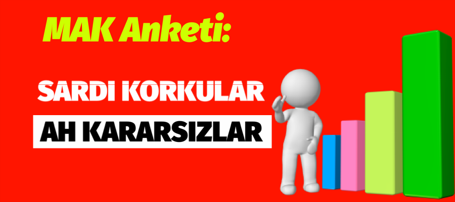 MAK Anketi: Sardı Korkular Ah Kararsızlar.
