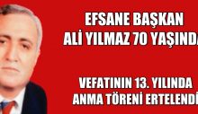 Ölümsüz Efsane Başkan, CHP Sarıyer İlçe Başkanı Ali Yılmaz, ölüm yıldönümünde Kilyos’taki mezarı başında bu70 Yaşında