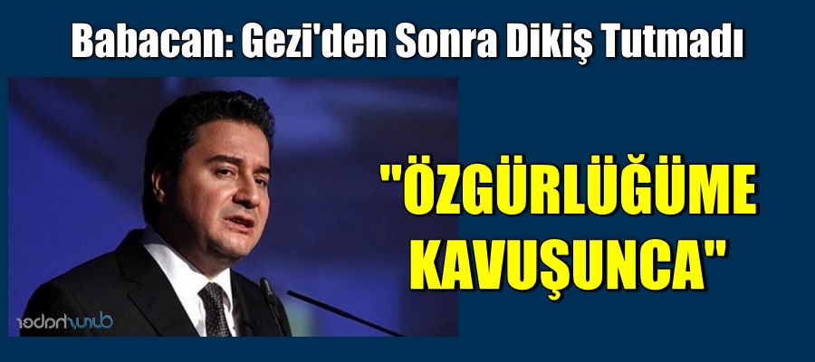 Babacan: Gezi’den sonra dikiş tutmadı