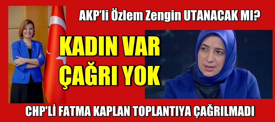 AKP’li Özlem Zengin UTANACAK MI?