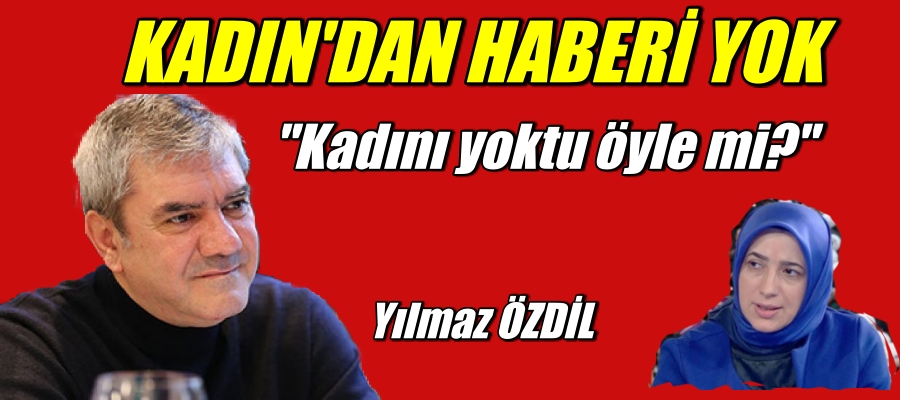 Kadını yoktu öyle mi?