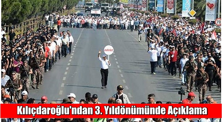 Kılıçdaroğlu’ndan 3. Yıldönümünde Açıklama