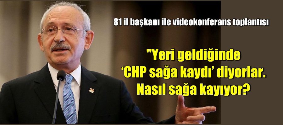 Yeri geldiğinde ‘CHP sağa kaydı’ diyorlar. Nasıl sağa kayıyor?